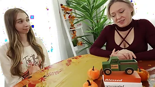 Step Sis Bonding Before Thanksgiving R